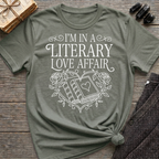 I'm in a Literary Love Affair - Typography T-Shirt