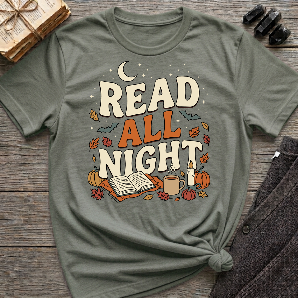 Read All Night - Graphic T-Shirt