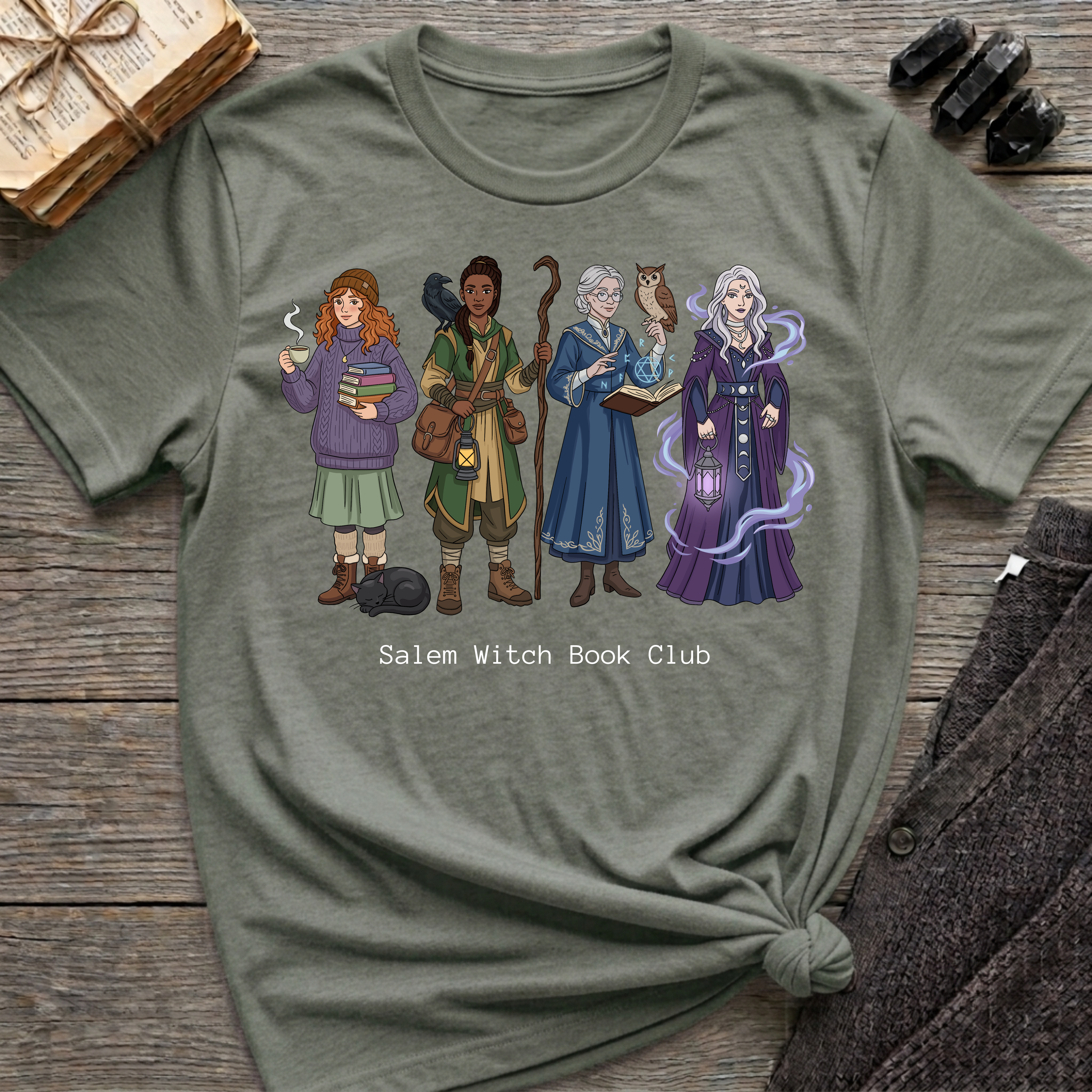 Salem Witch Book Club - Witches (5-8) Graphic T-Shirt