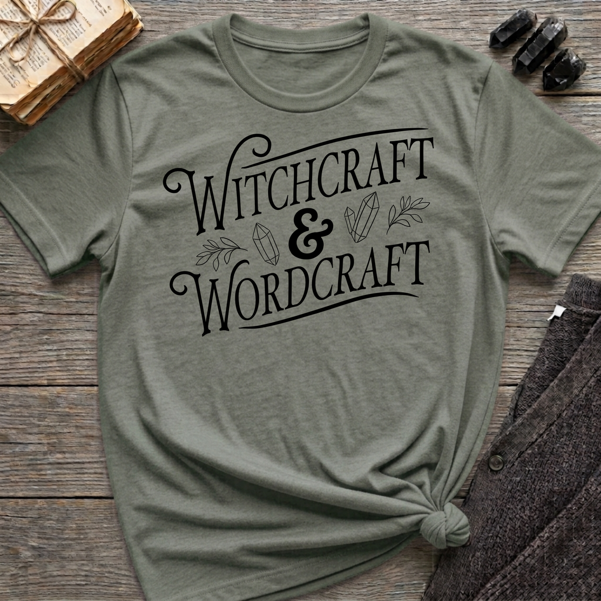 Witchcraft & Wordcraft - Typography T-Shirt