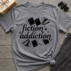 Fiction Addiction - Typography T-Shirt