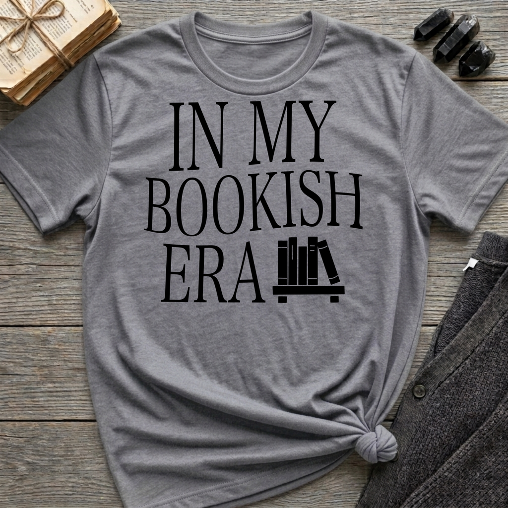 In my bookish era - Typography T-Shirt