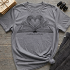 reading is my selfcare - Heart Book T-Shirt