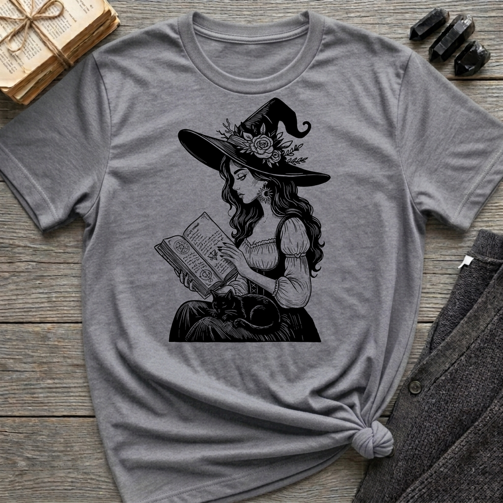 Reading Witch T-Shirt