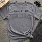Death by TBR - Book shelf with plant T-Shirt