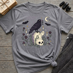 Raven, Skull & Moon - Graphic T-Shirt