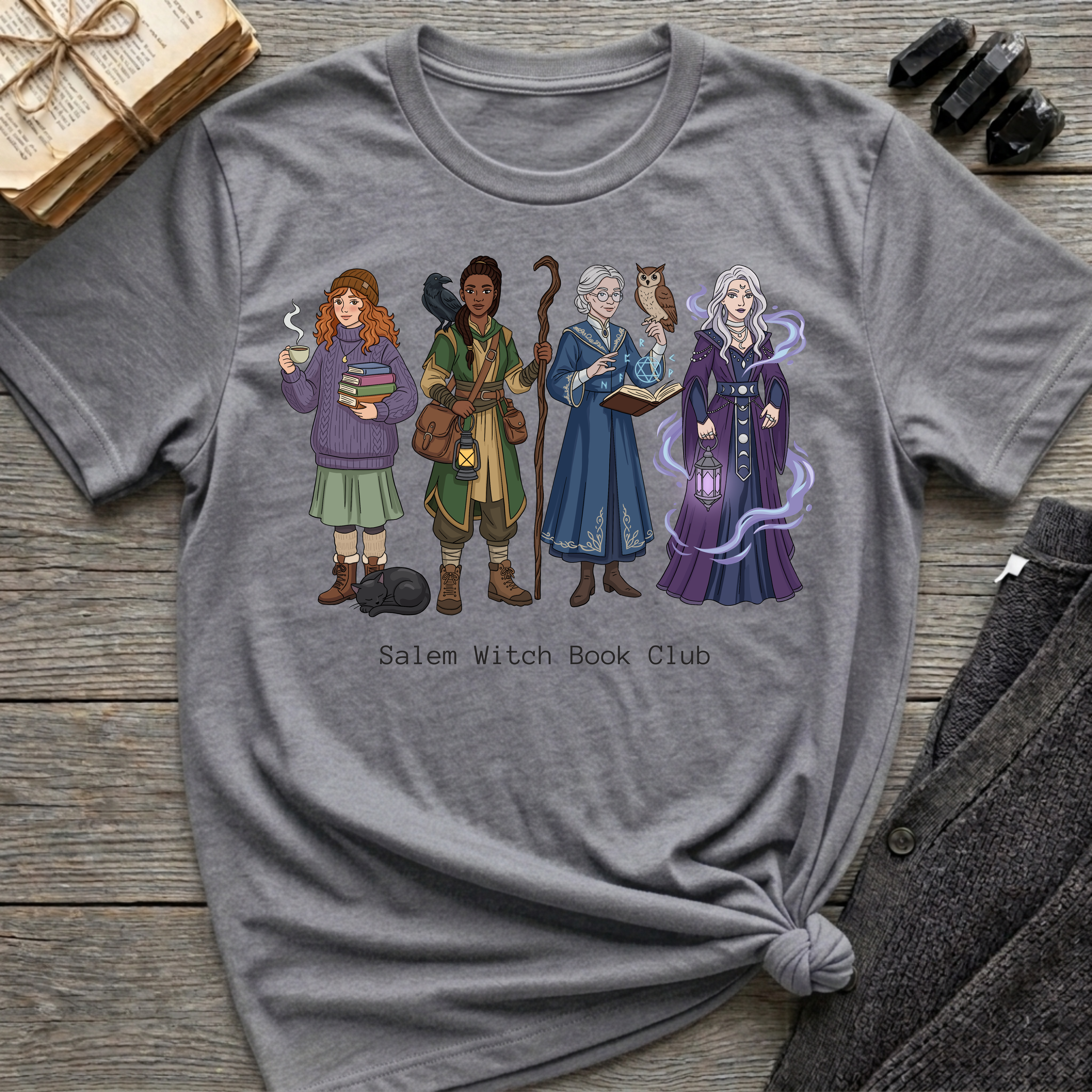 Salem Witch Book Club - Witches (5-8) Graphic T-Shirt