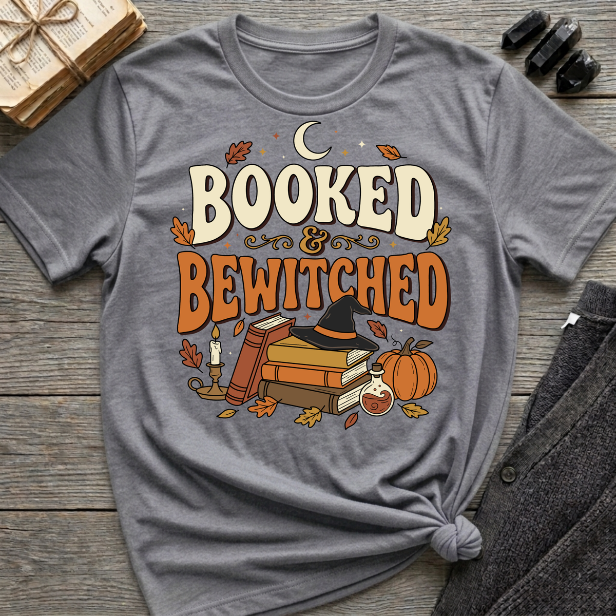 Booked & Bewitched - Graphic T-Shirt