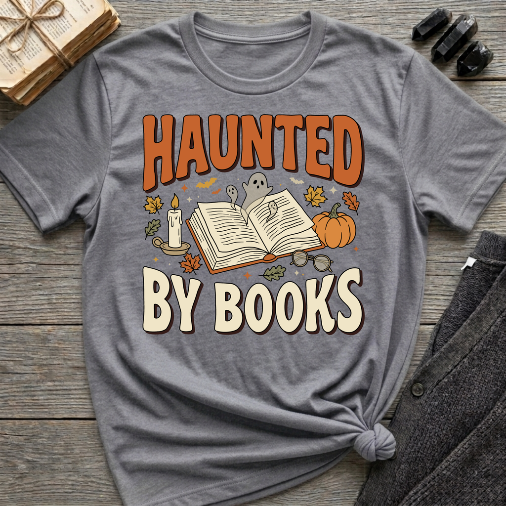 Haunted By Books - Graphic T-Shirt