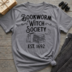 Bookworm Witch Society - Typography T-Shirt