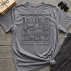 Shelf-control is overrated - Big book shelf T-Shirt