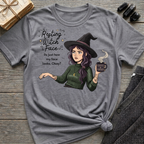 Resting Witch Face - Moody Witch Graphic T-Shirt