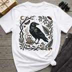 Raven, Tea & Nature - Graphic T-Shirt
