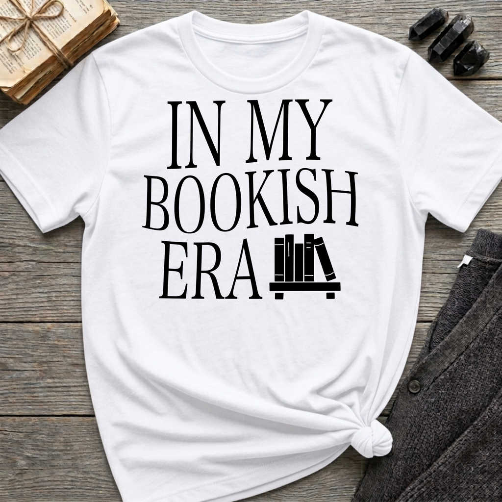 In my bookish era - Typography T-Shirt