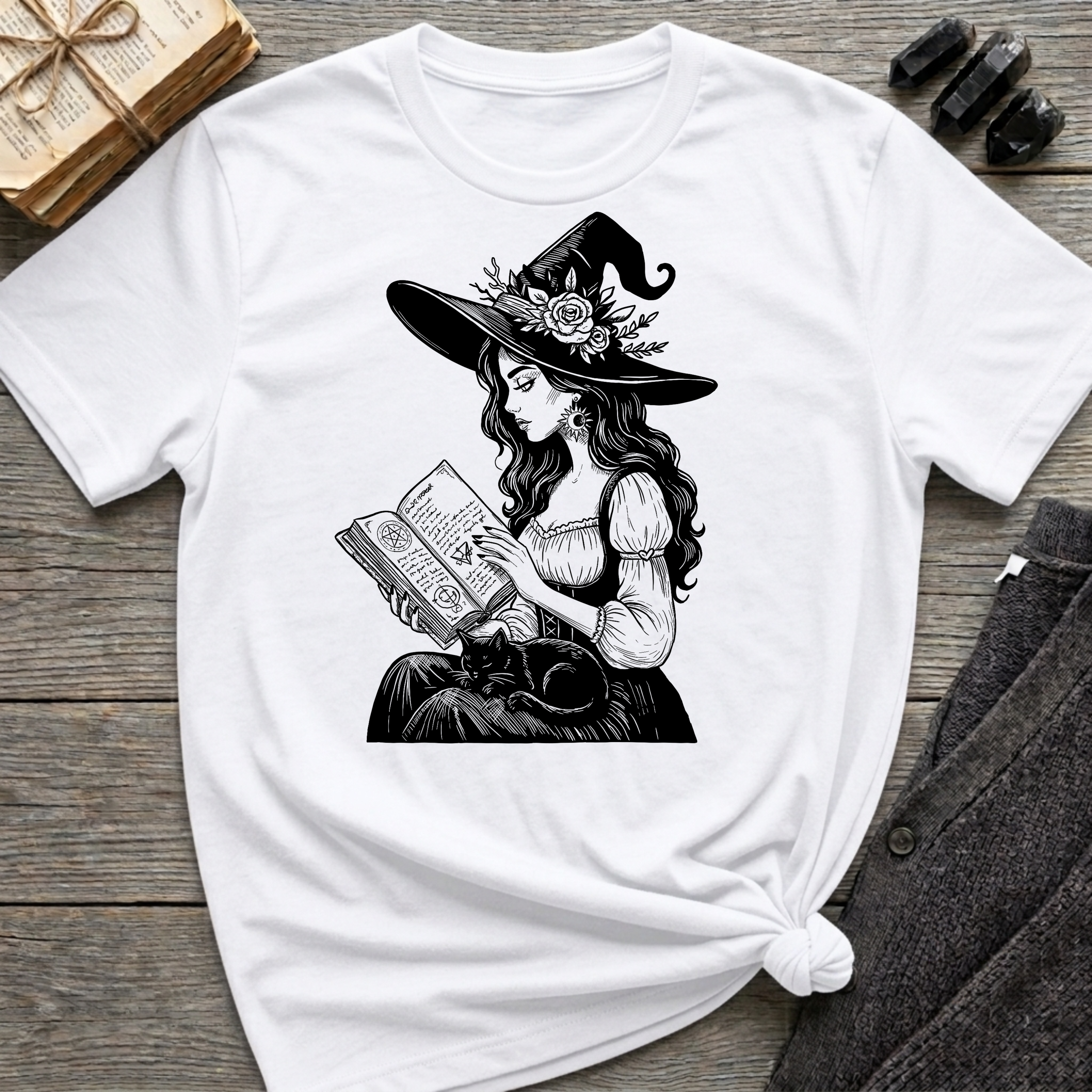 Reading Witch T-Shirt