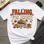 Falling for Books - Graphic T-Shirt