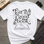 Lost in a good book - Typography T-Shirt