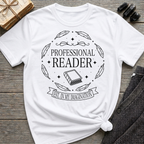 Professional Reader - Typography T-Shirt