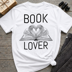 Book lover - Heart Book T-Shirt