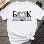 Book - Heart Book T-Shirt