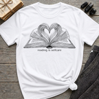 reading is selfcare - Heart Book T-Shirt