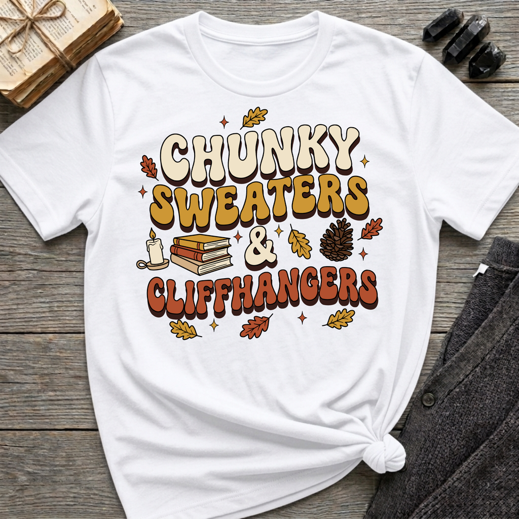 Chunky Sweaters & Cliffhangers - Graphic T-Shirt