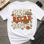 Read, Relax, Repeat - Graphic T-Shirt