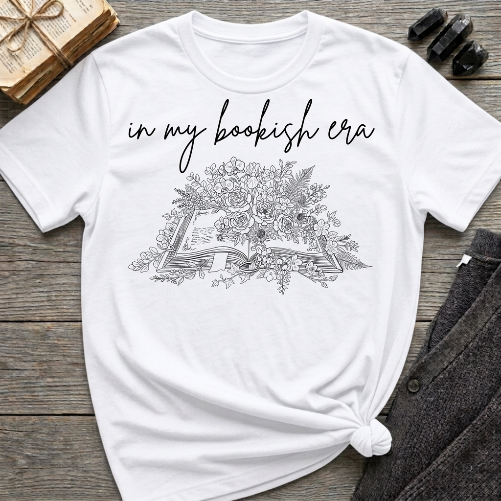 In my bookish era - Flower Book T-Shirt