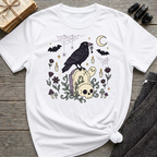 Raven, Skull & Moon - Graphic T-Shirt
