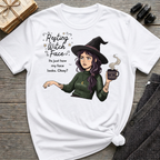 Resting Witch Face - Moody Witch Graphic T-Shirt