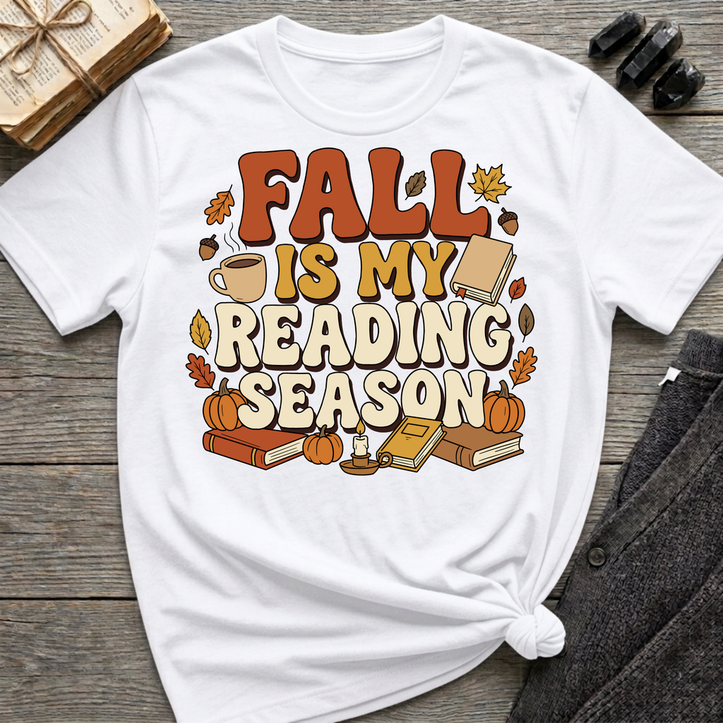 Fall Is My Reading Season - Graphic T-Shirt