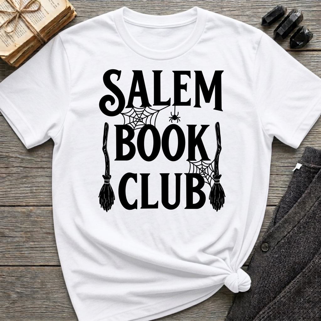 Salem Book Club - Typography T-Shirt