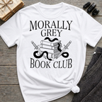 Morally grey book club - Typography T-Shirt