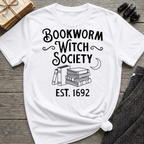Bookworm Witch Society - Typography T-Shirt