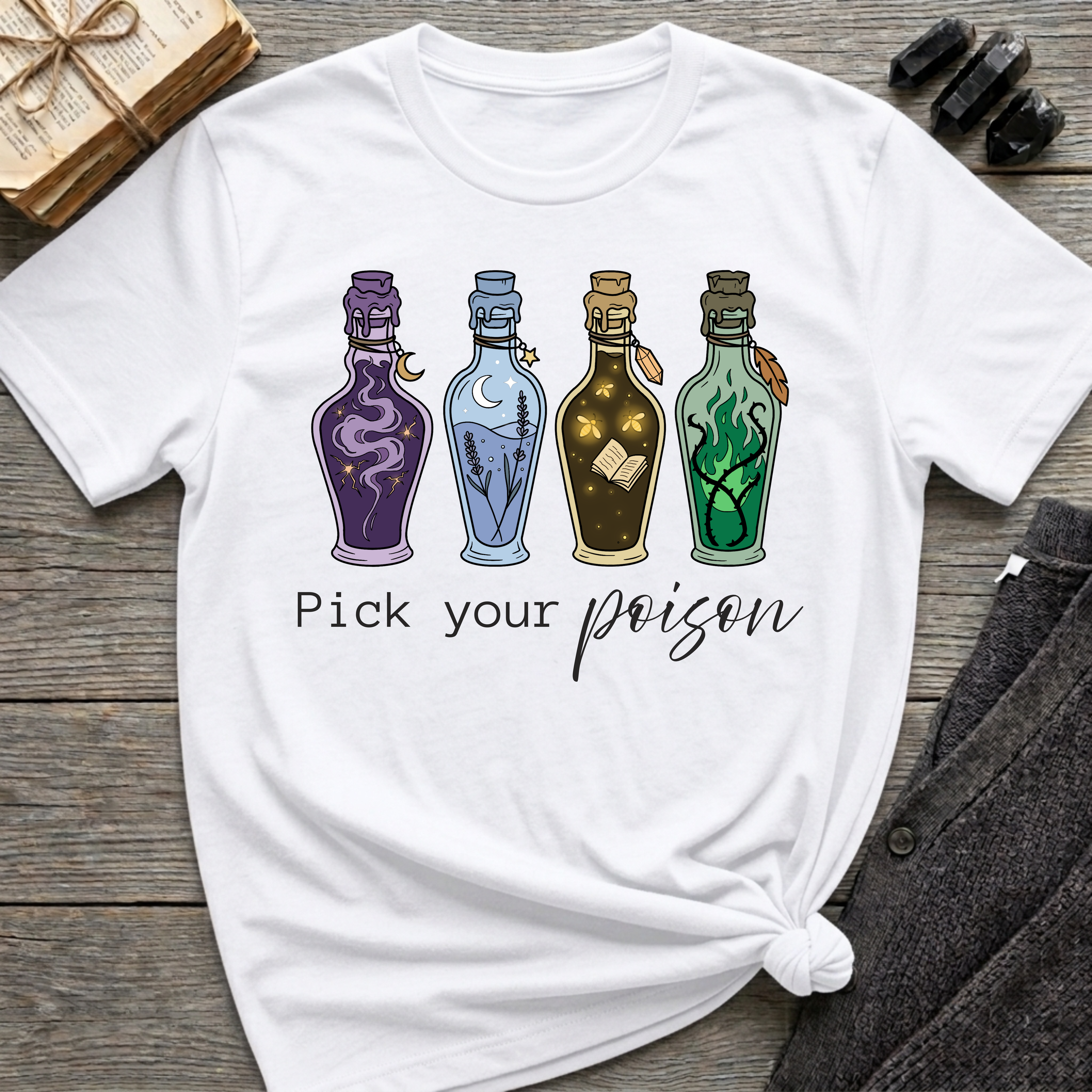 Pick your Poison - Potions Graphic T-Shirt