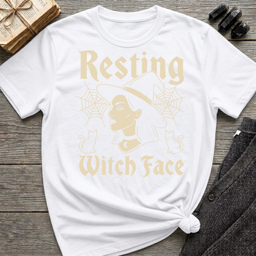 Resting Witch Face - Typography T-Shirt