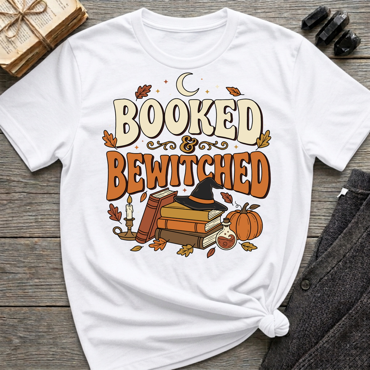 Booked & Bewitched - Graphic T-Shirt